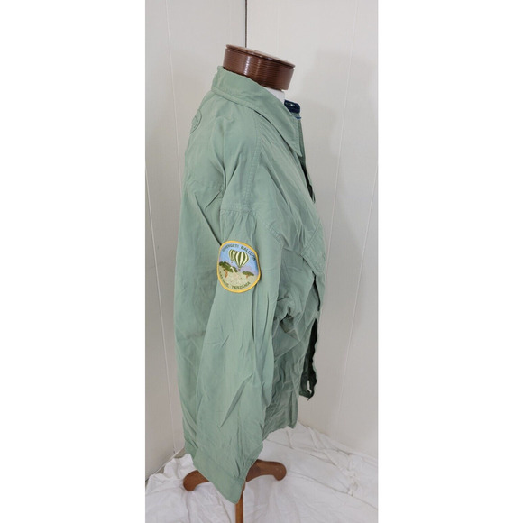 The North Face Mens Large Double Chest Pockets Long Sleeve Button Up Shirt READ - Picture 6 of 10